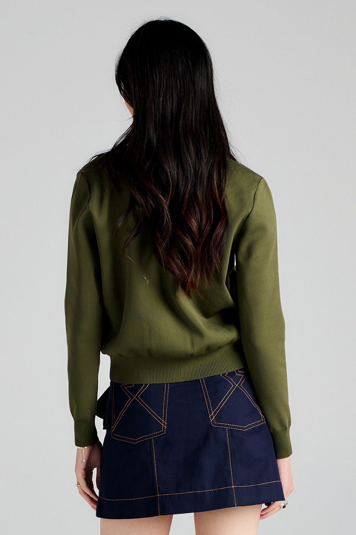 Runaway Knit Cardigan Green