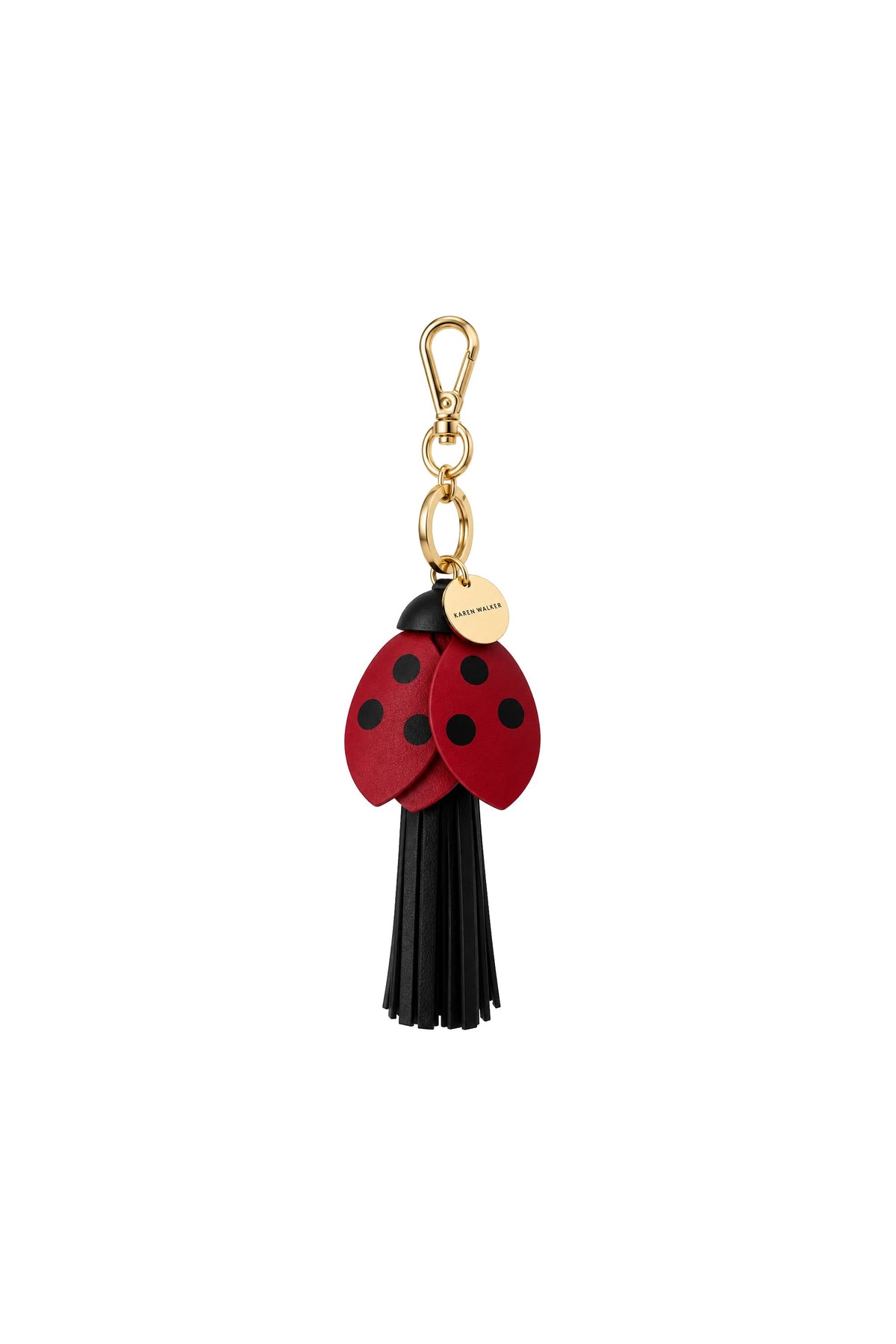 Ladybug Tassel Charm Red Multi