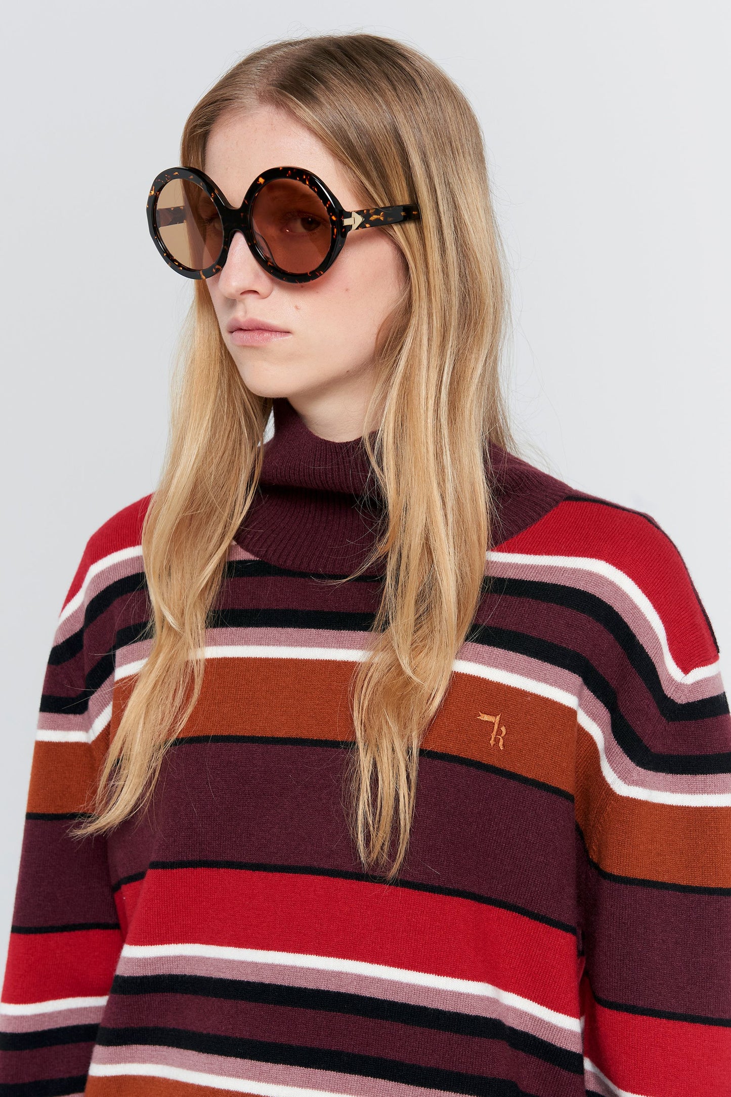 Margot Sweater Poppy Stripe