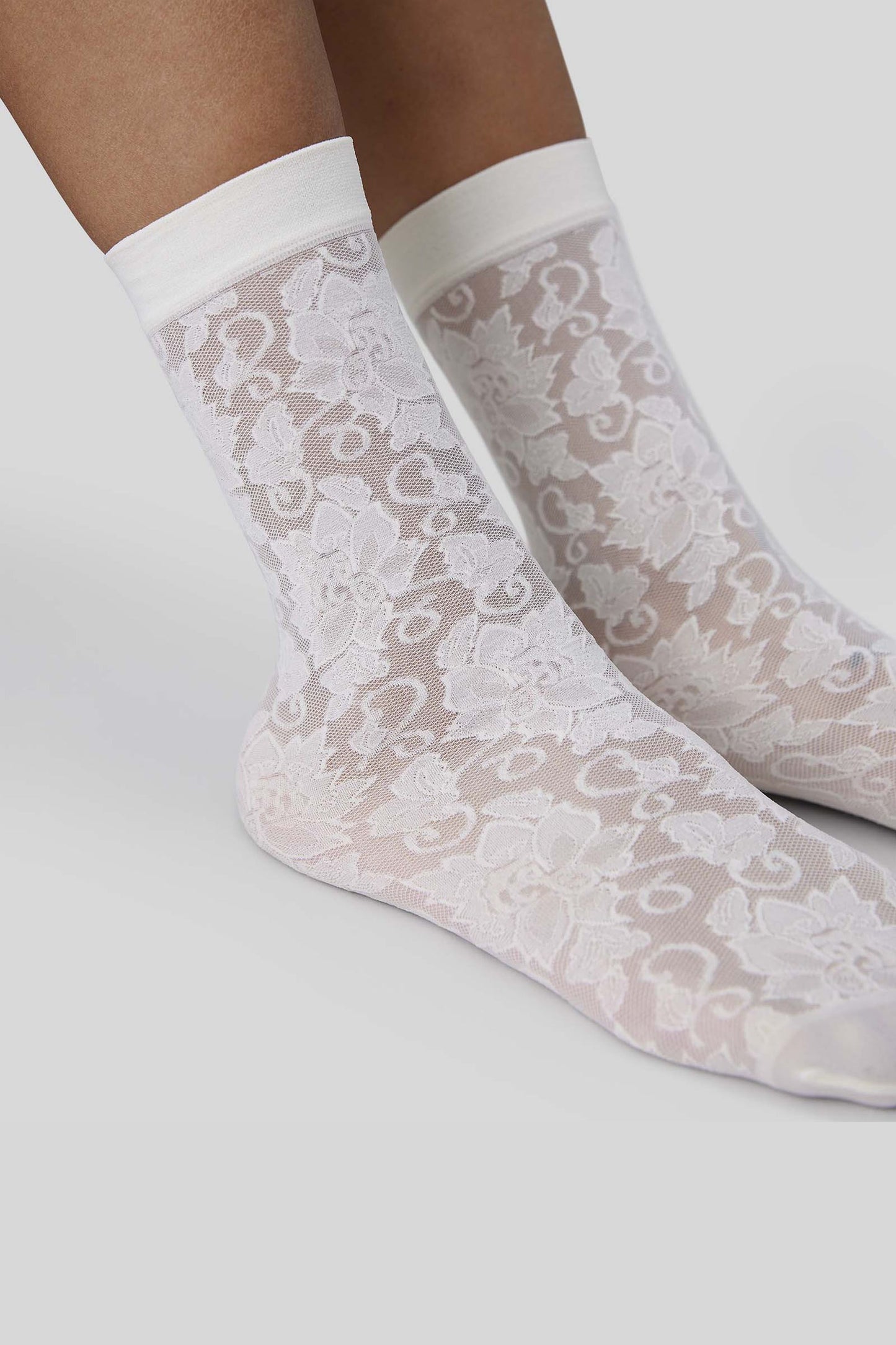 Lily Lace Socks Ivory