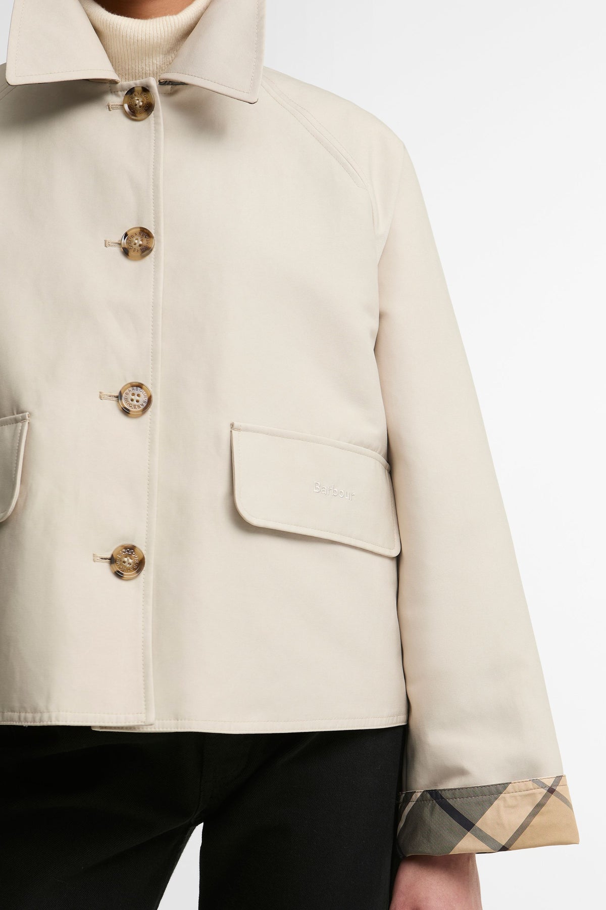 Delilah Showerproof Jacket Mist/Birchwood Dress