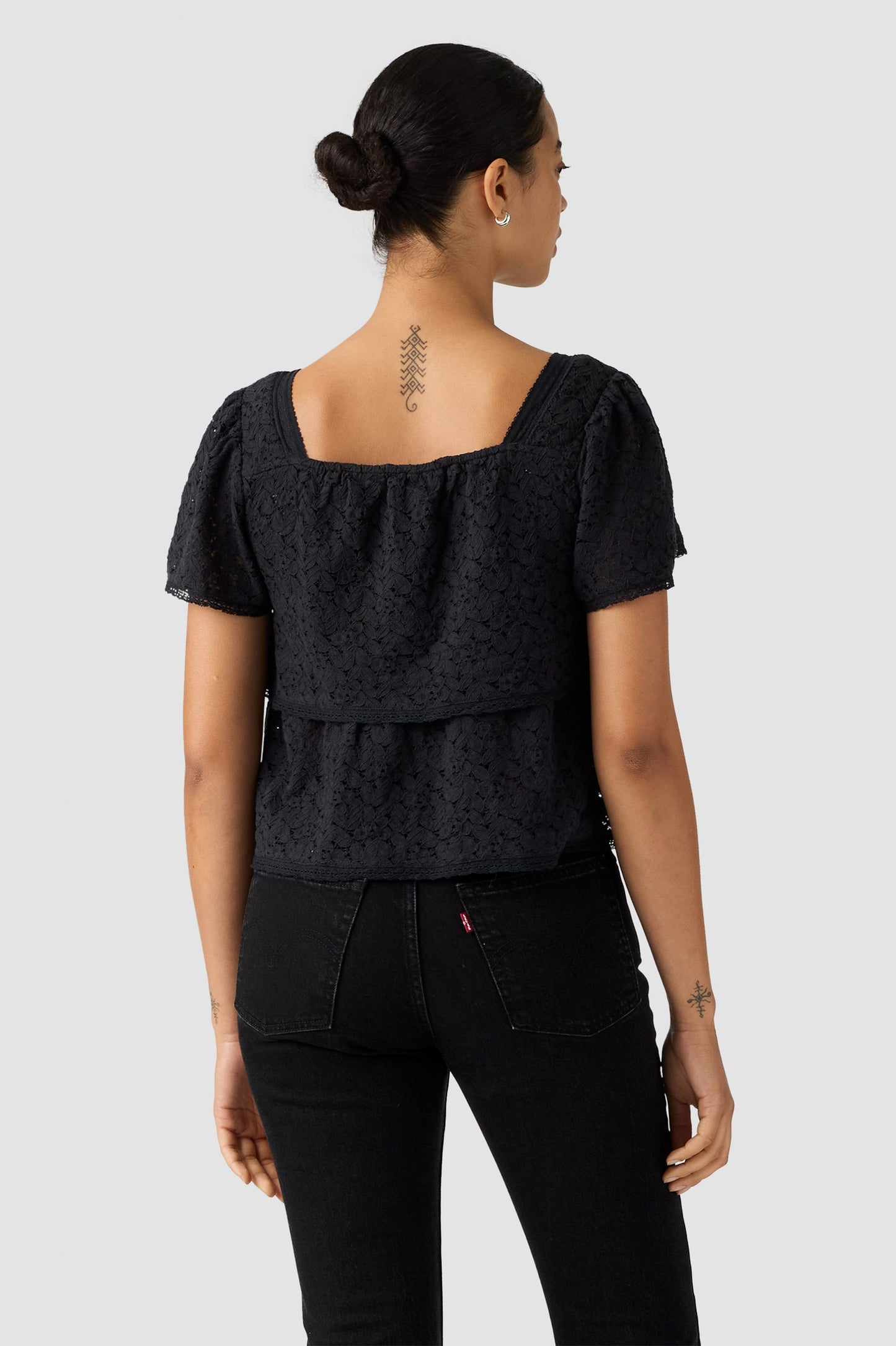 Dom SS Blouse Anthracite Night Anthracite Night