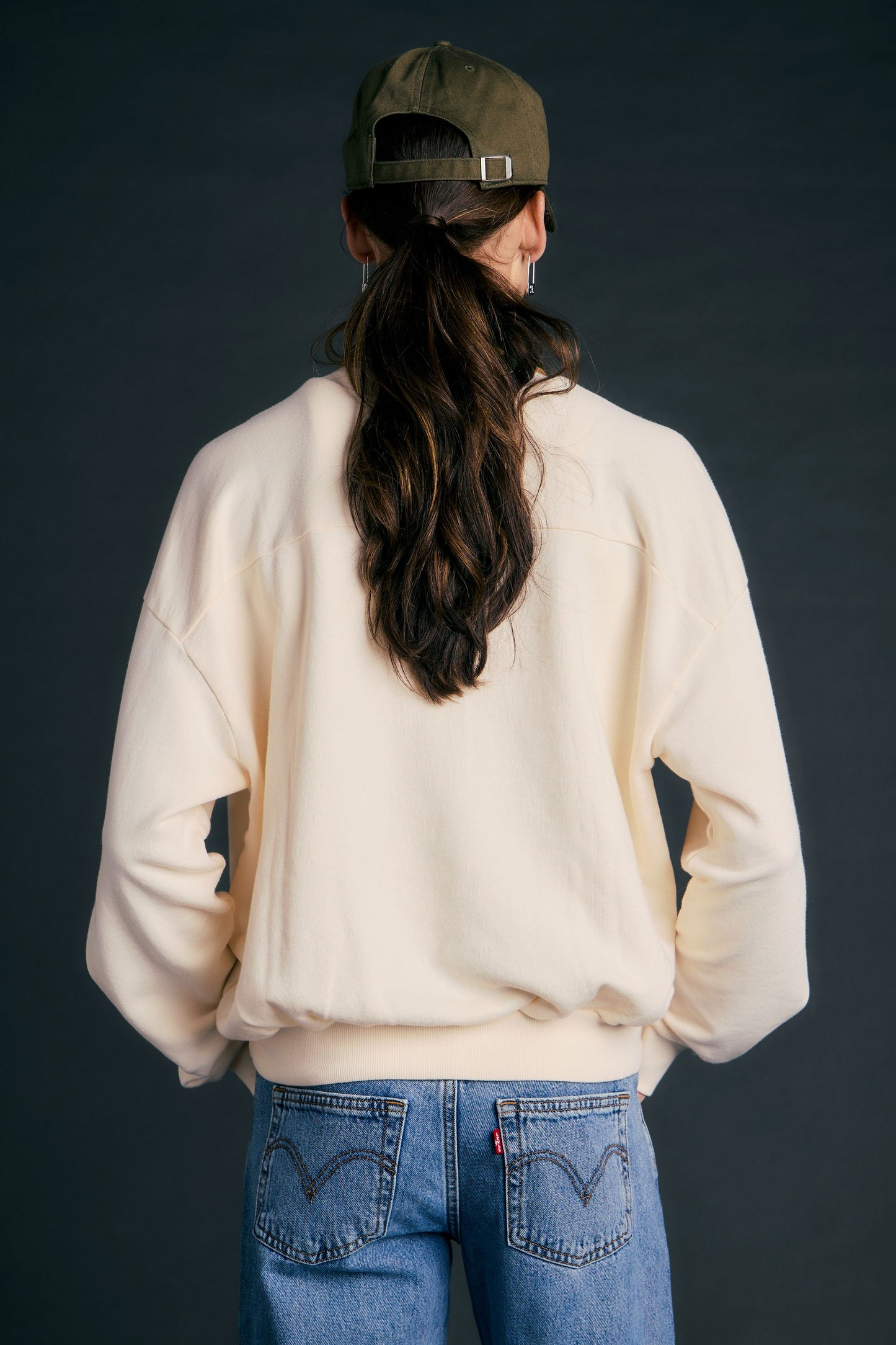 Runaway Weather Shop Sweatshirt Ecru