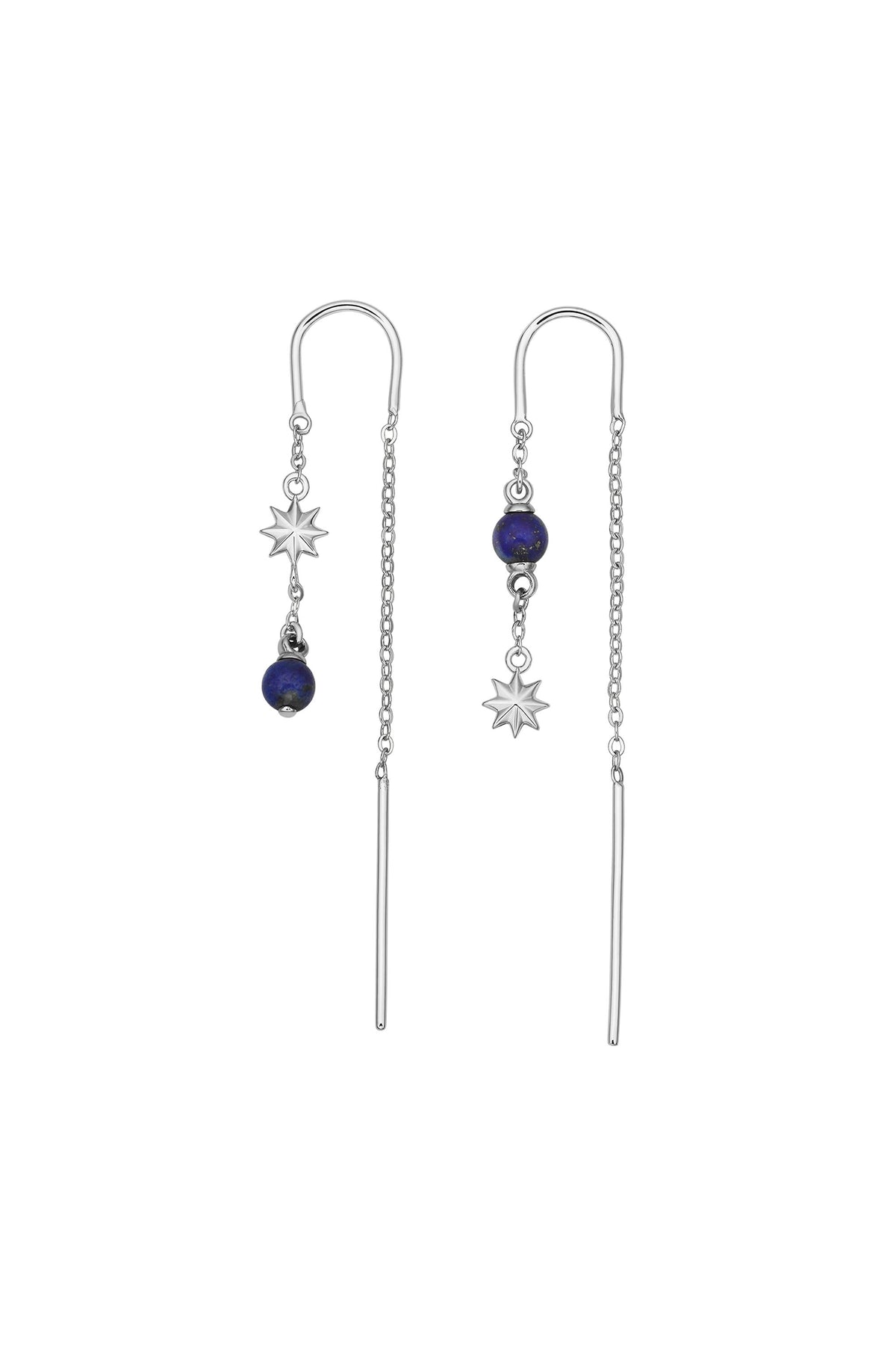 Lapis Star Threads Silver