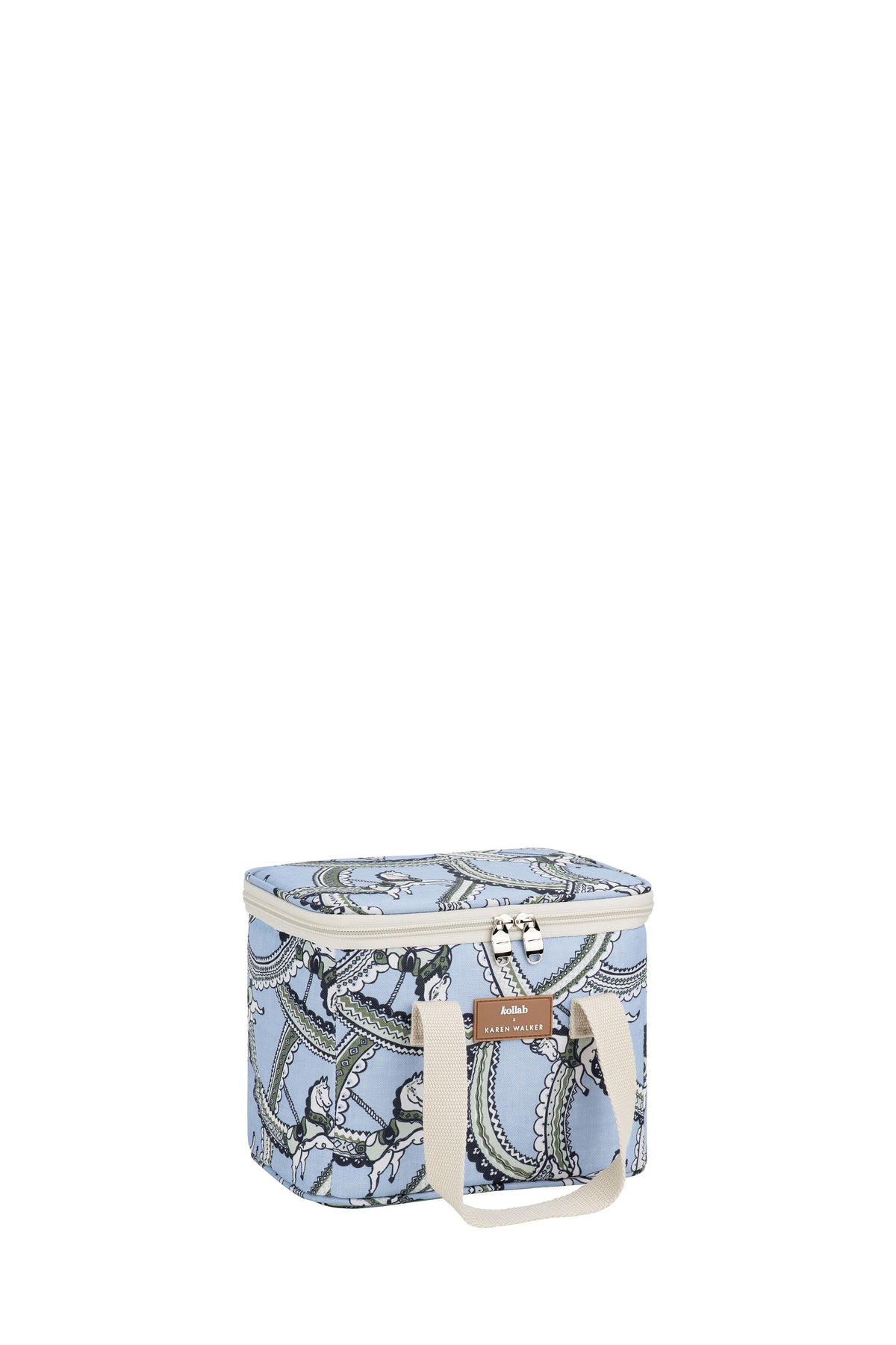 Lunch Bag Carousel Light Blue