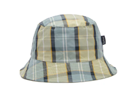Hutton Reversible Bucket Hat Highland Loch Tartan/Seagreen
