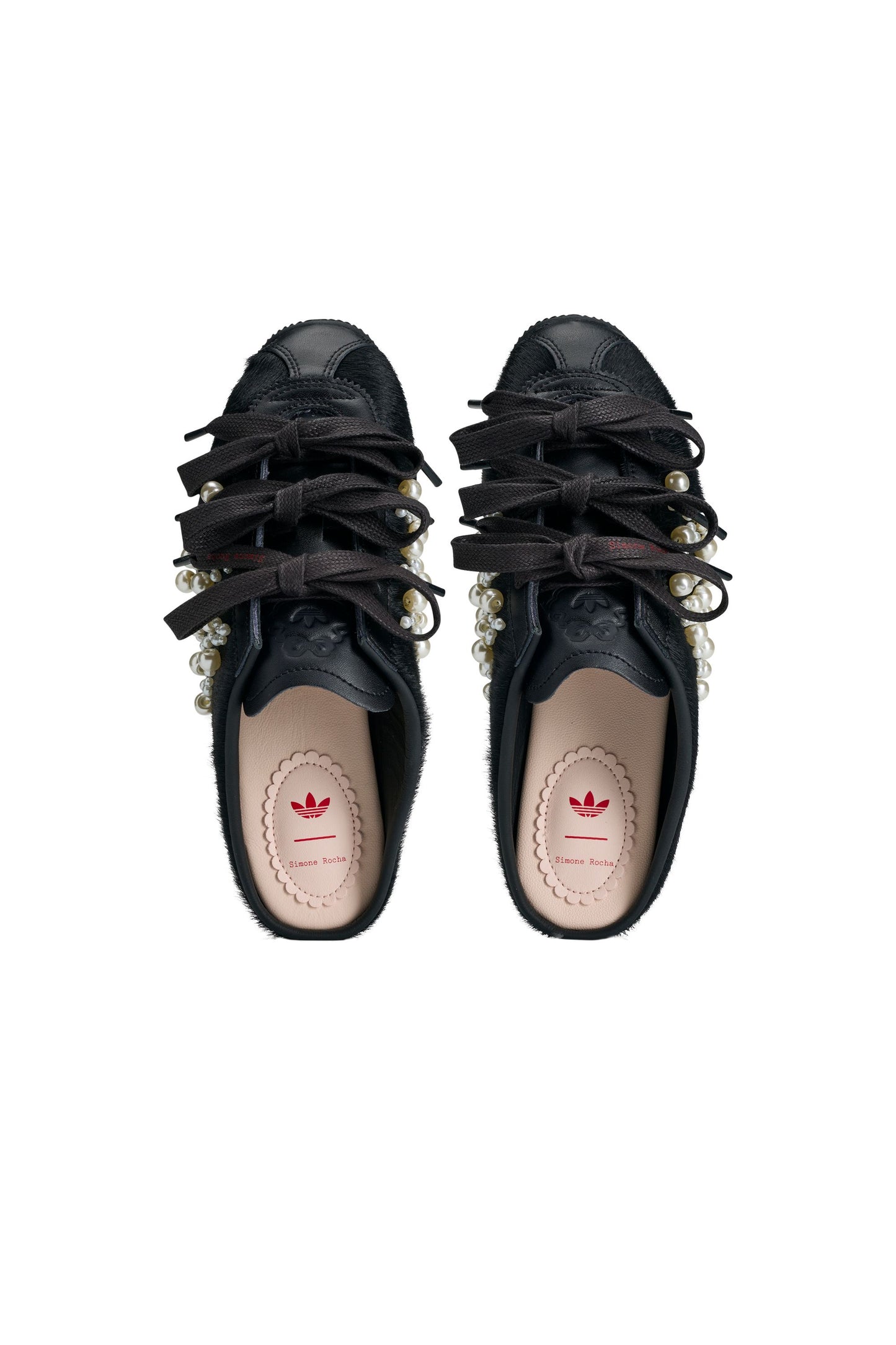 Simone Rocha Japan Slip-on Core Black/Core Black/Better Scarlet