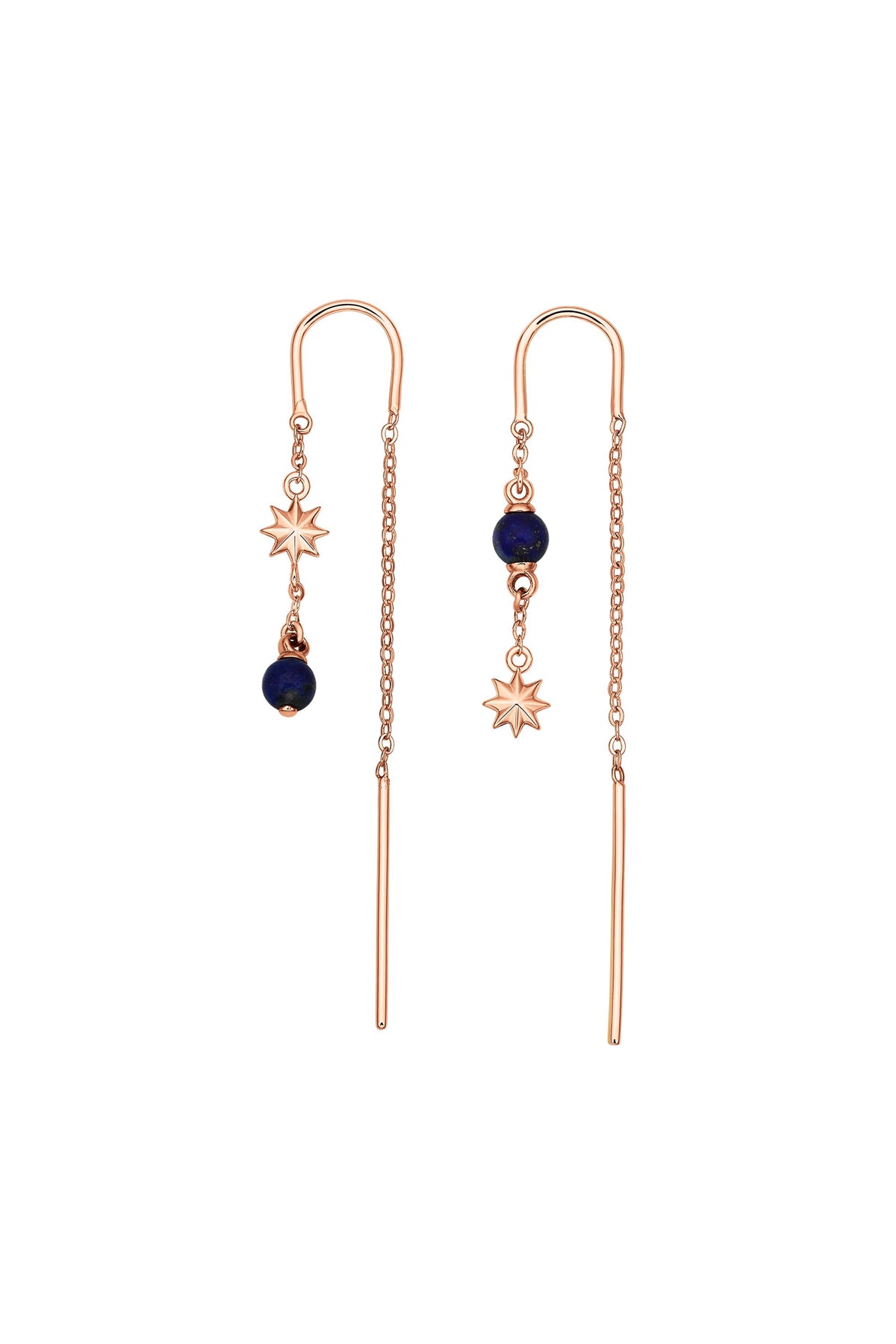 Lapis Star Threads Rose Gold