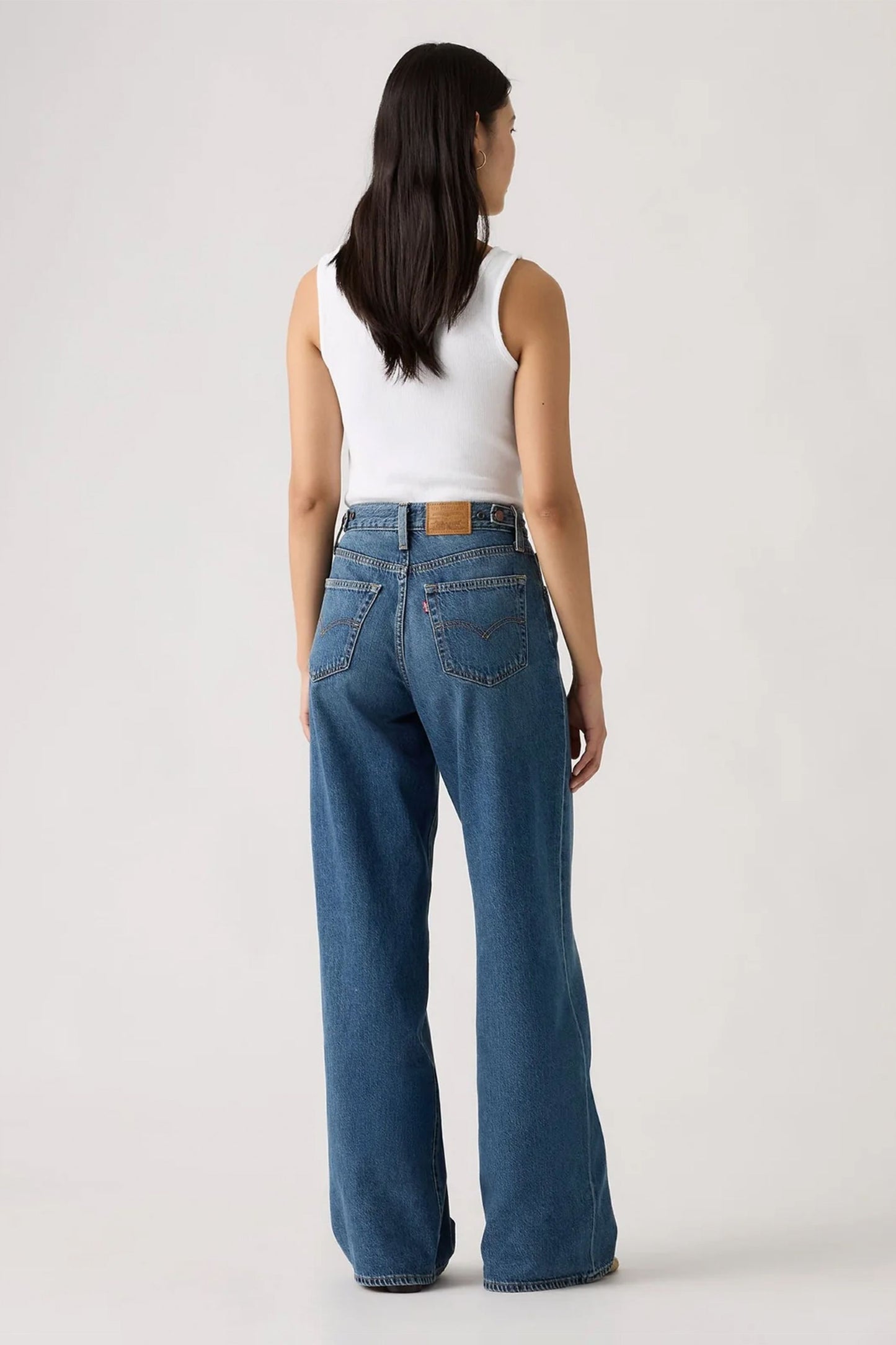 Cinch Wide Leg Pass the Parcel Medium Indigo