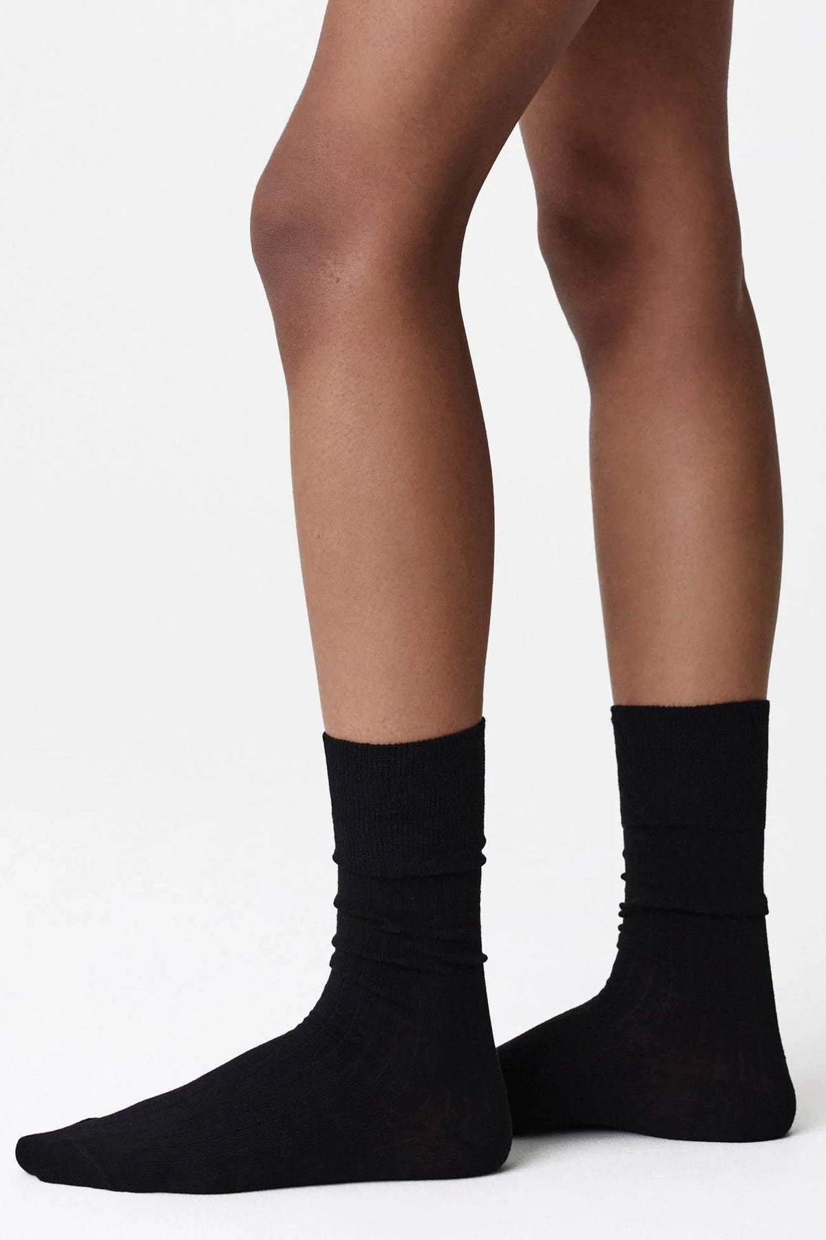 2-Pack Edna Cotton Socks Black