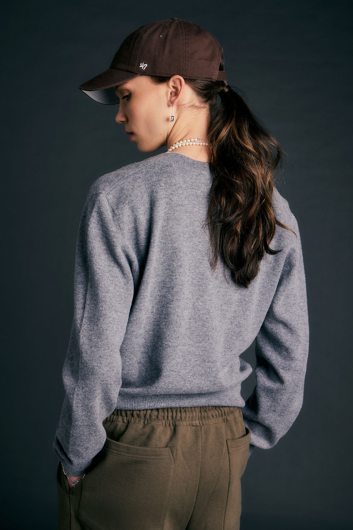 Colette Sweater Grey Marle