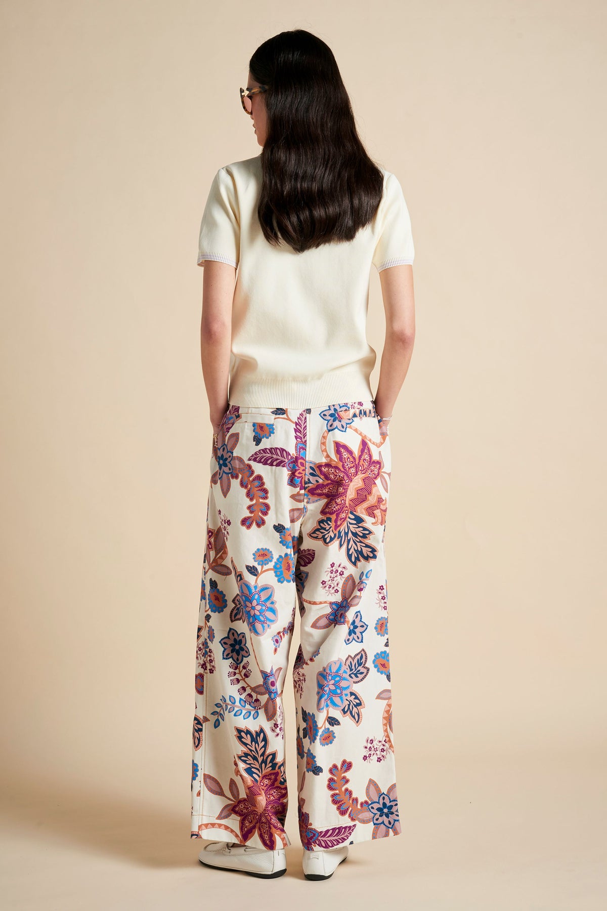 Avante Pants Cream Multi