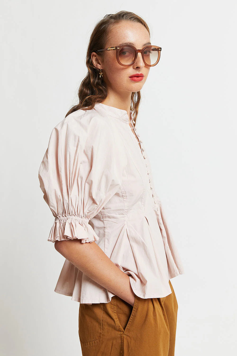 Melody Organic Cotton Top Off-White