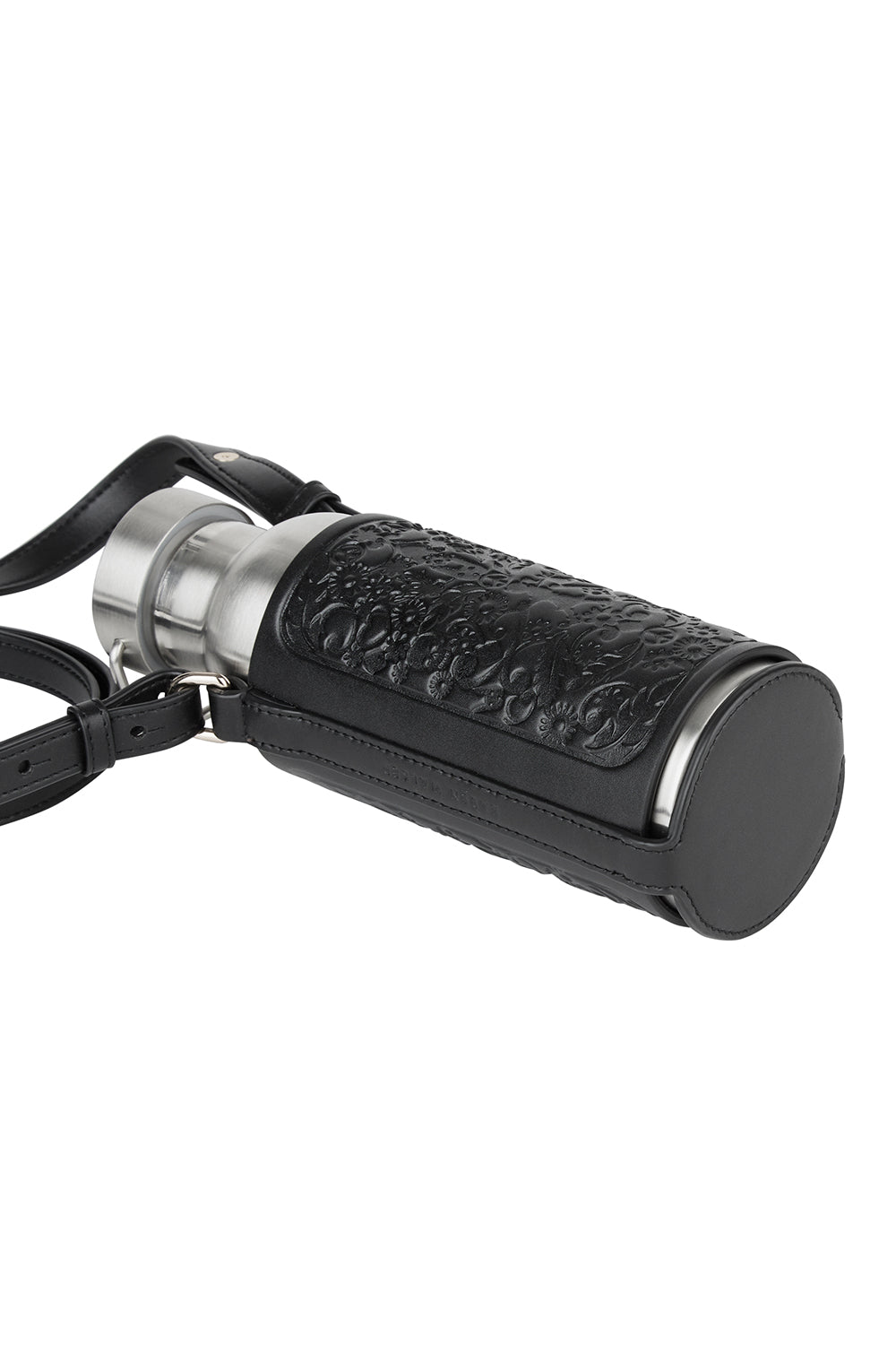 Filigree Bottle Holder & Bottle Black