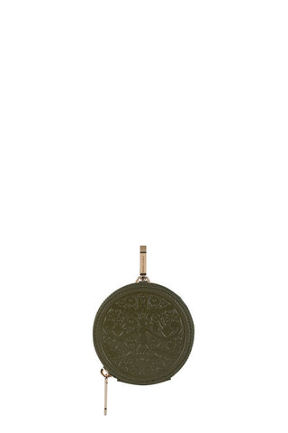Filigree Coin Purse Dark Olive