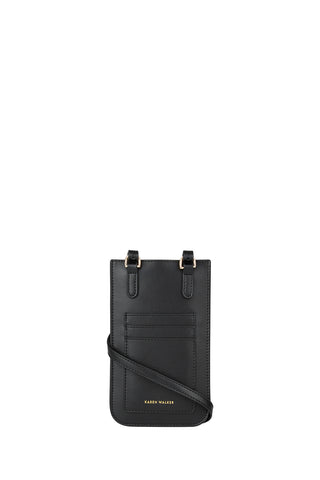 Filigree Phone Pouch Black