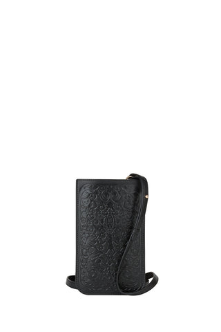 Filigree Phone Pouch Black