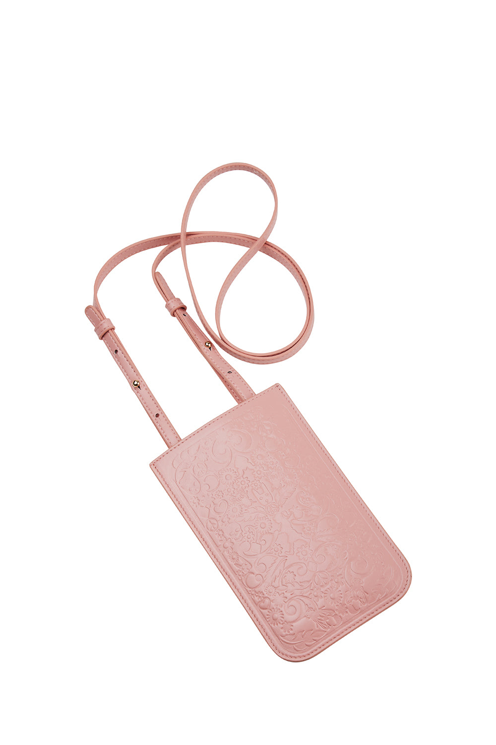 Filigree Phone Pouch Pink