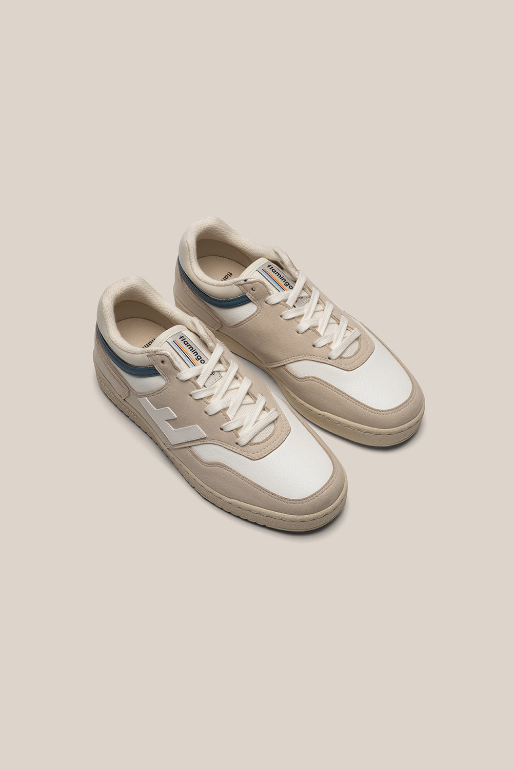 Retro 90s Sneakers Beige/White/Monocolor