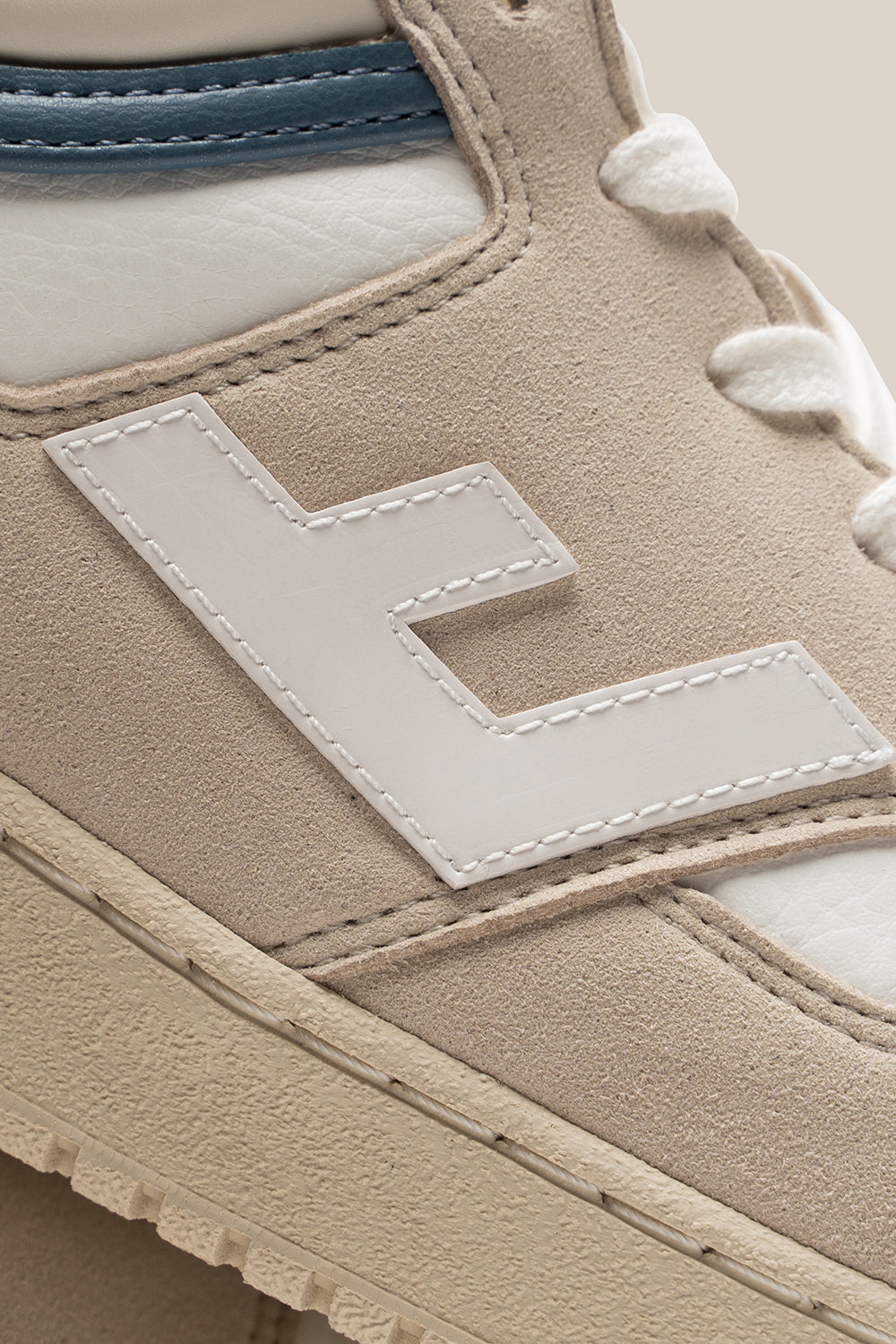 Retro 90s Sneakers Beige/White/Monocolor