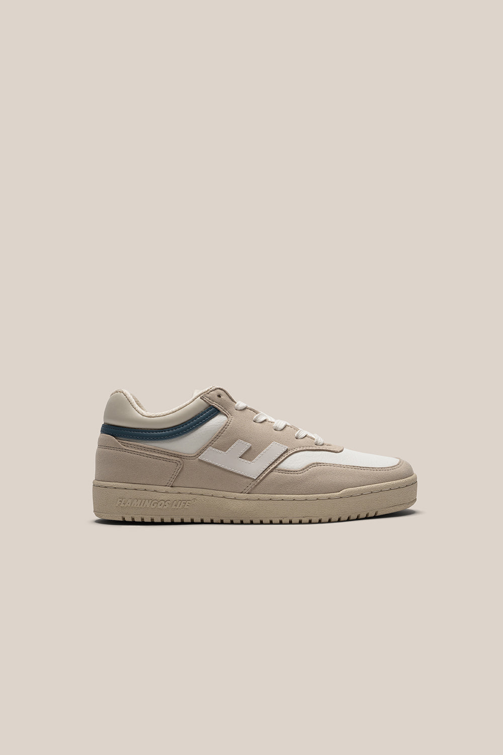Retro 90s Sneakers Beige/White/Monocolor