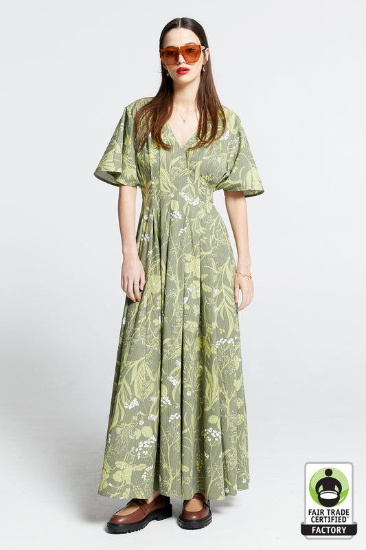 Florence Dress Green