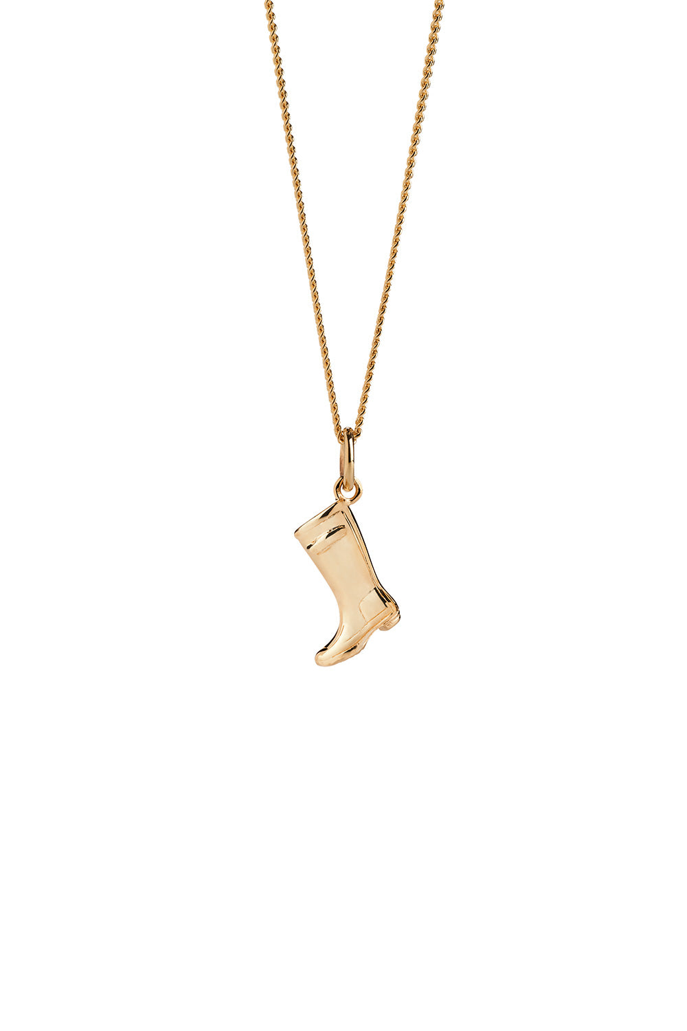 Gumboot Necklace Gold