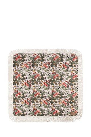 Fringed Picnic Mat Peach