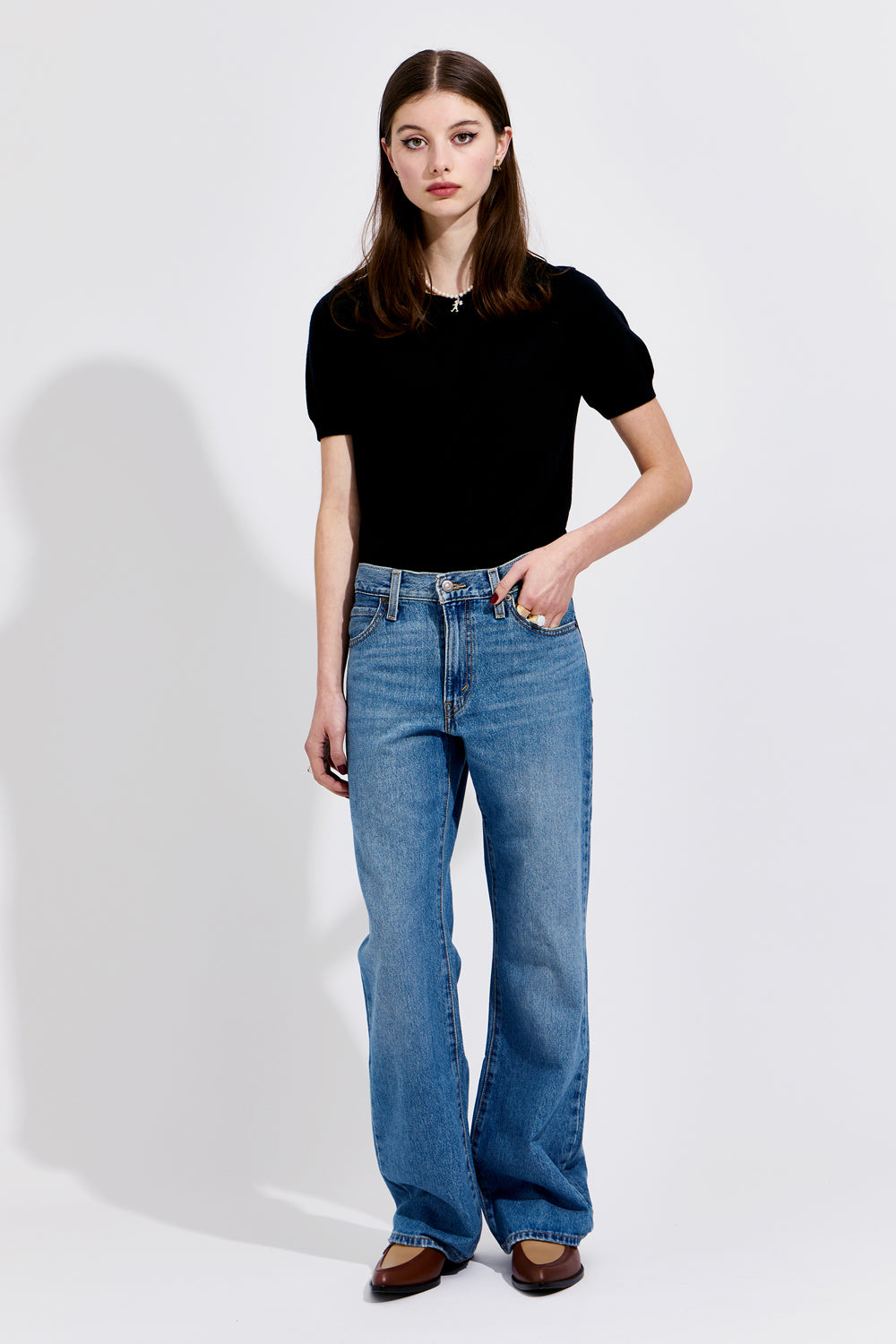 94 Baggy Bootcut Jeans Smile for Real – Karen Walker