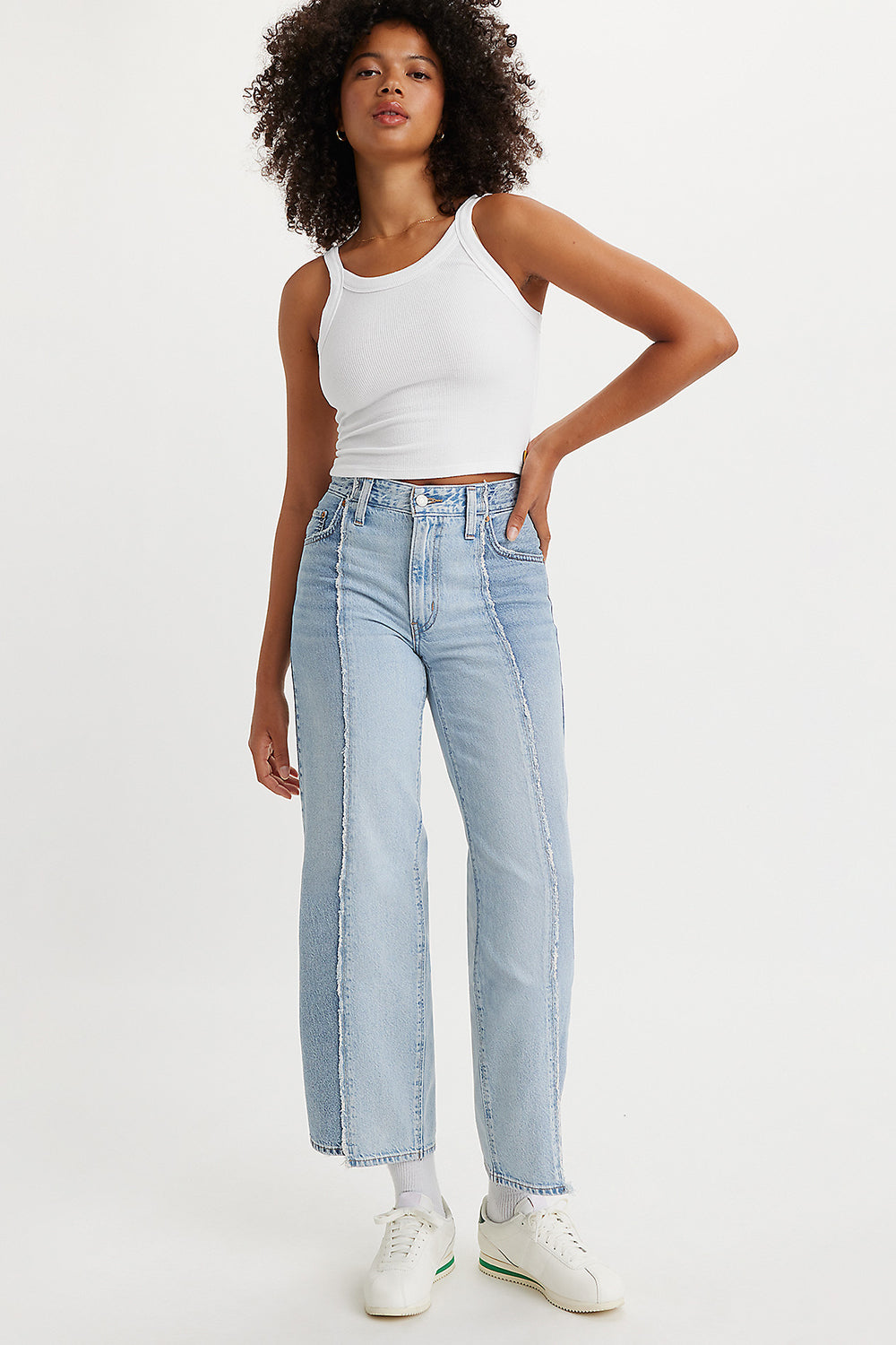 Baggy Dad Recrafted Jeans Novel Notion Medium Wash