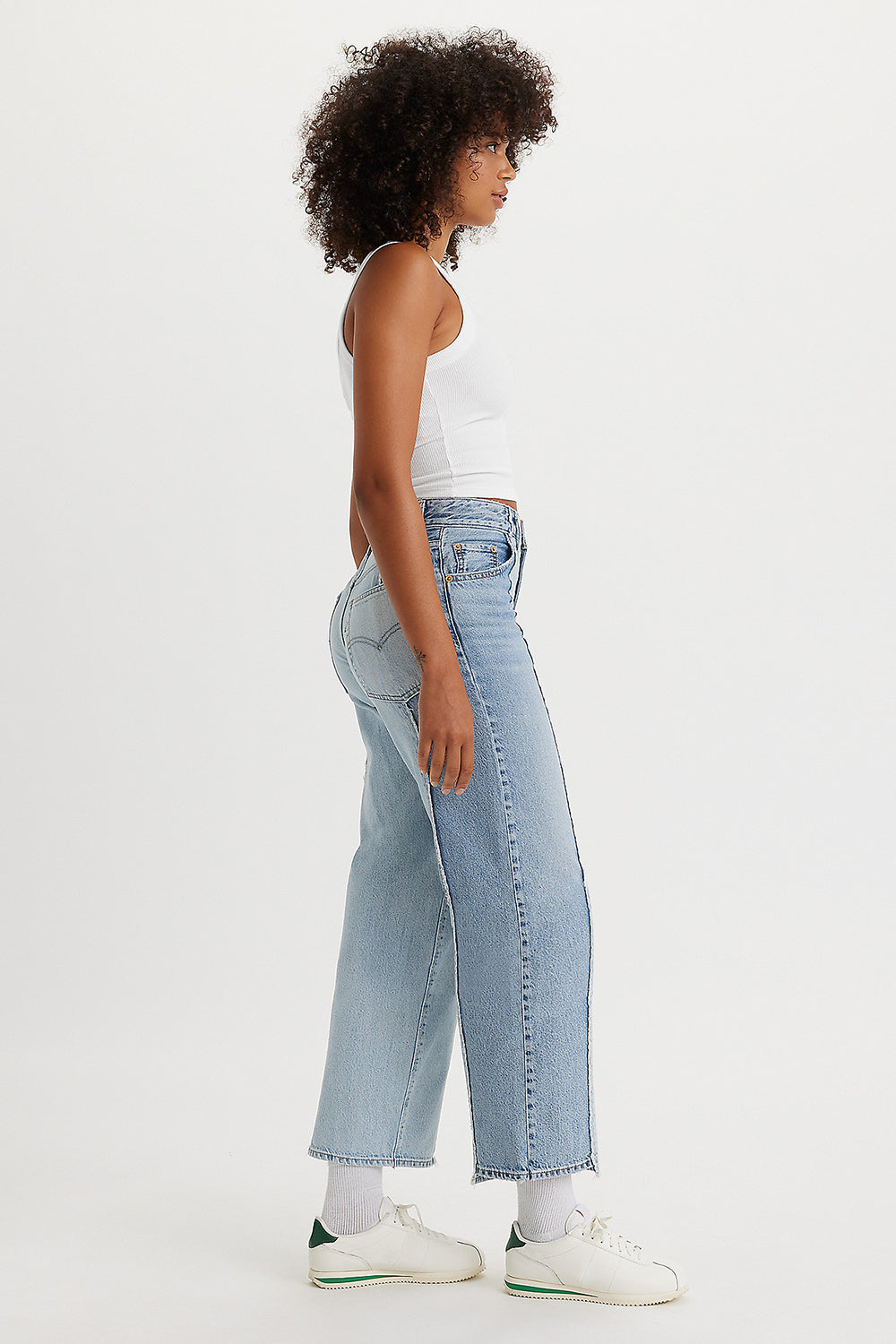 Baggy Dad Recrafted Jeans Novel Notion Medium Wash