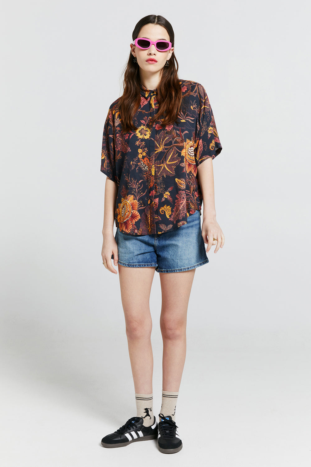 High Waisted Mom Shorts String It Up