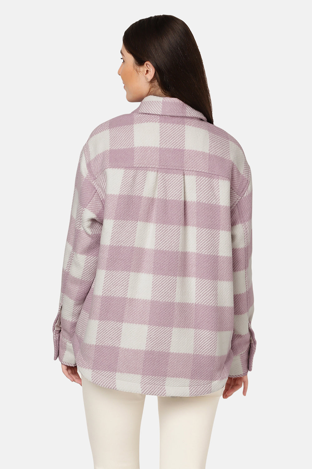 Nola Shacket Darla Gingham Keepsake Lilac