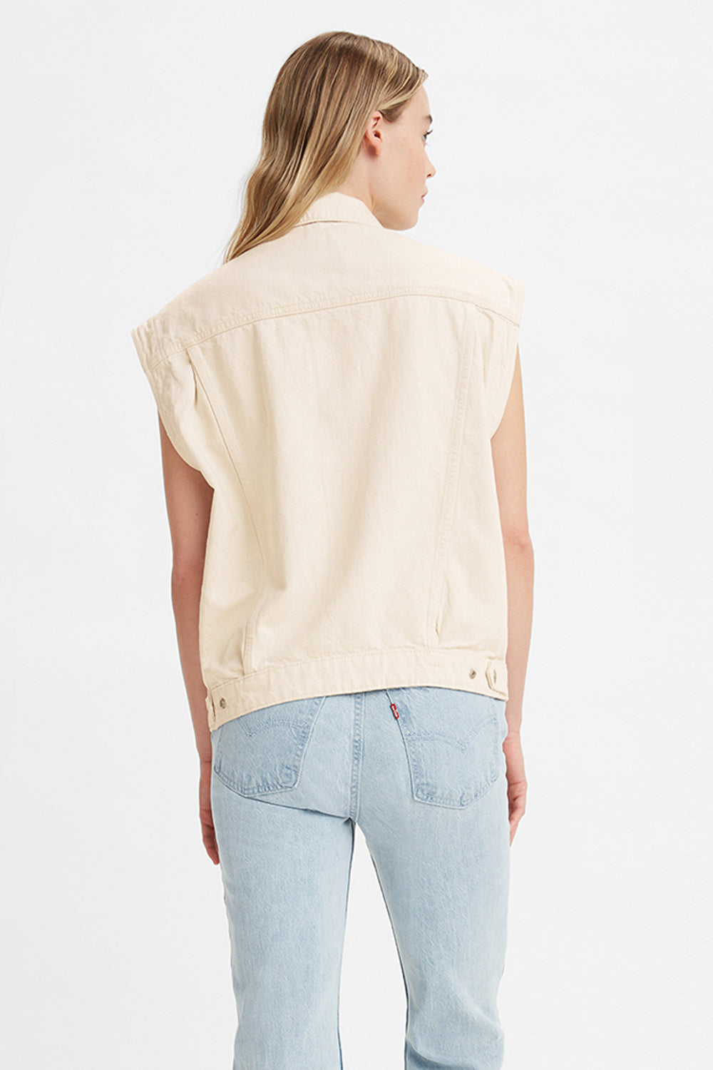 Wellthread Women's Trucker Vest Wild Oak Rose