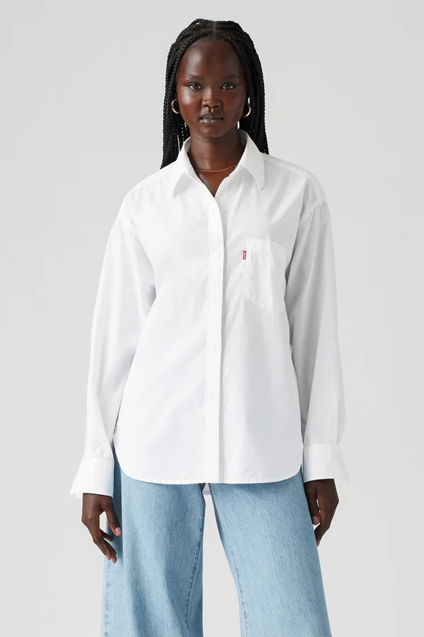 Harlie Boyfriend Shirt Bright White