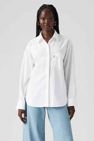 Harlie Boyfriend Shirt Bright White