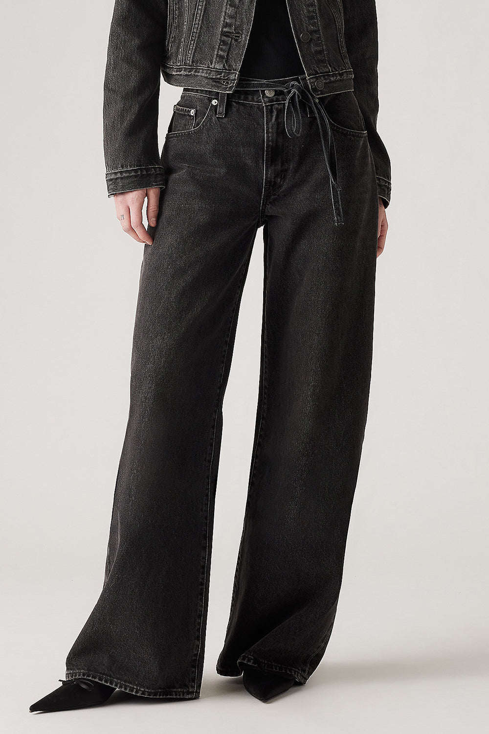 XL Straight Jeans Influential Lady Black