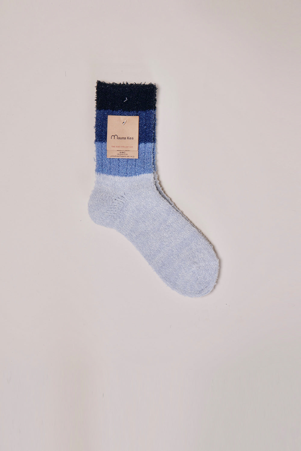 Gradation Border Socks Navy