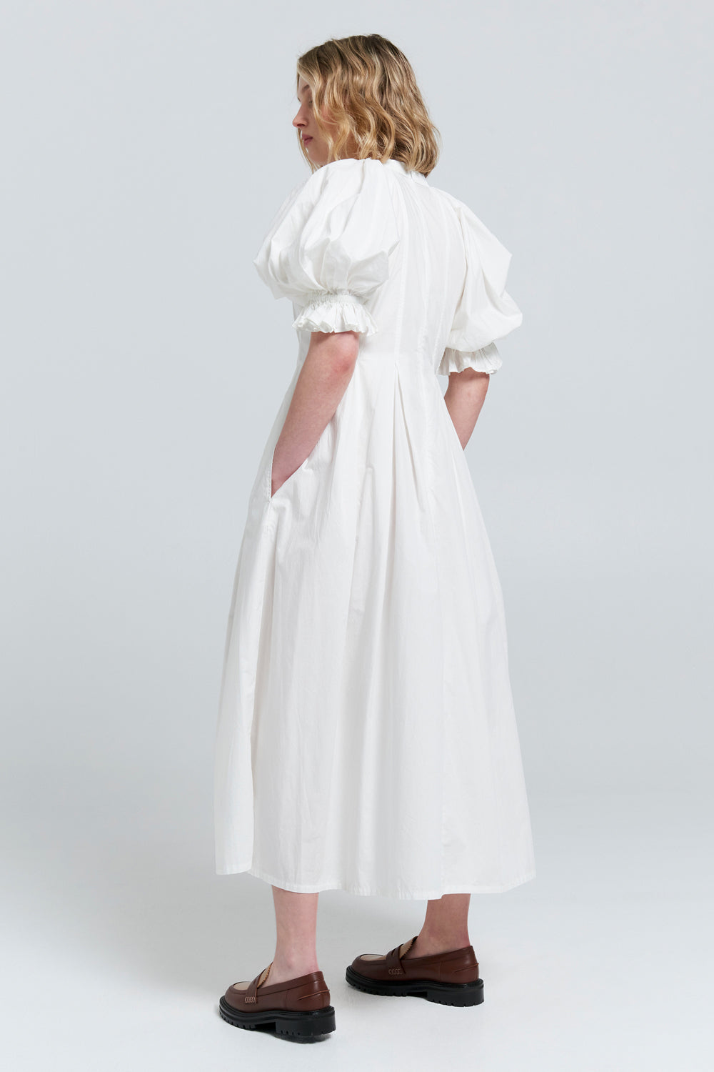 Melody Organic Cotton Dress Off White