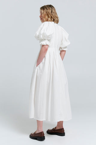 Melody Organic Cotton Dress Off White