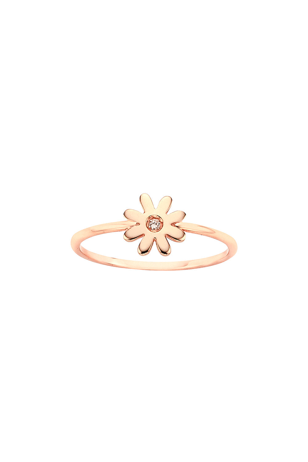 Mini Daisy Ring Rose Gold