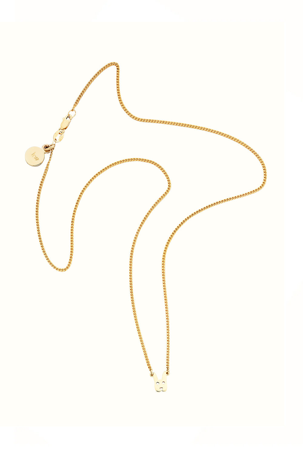 Mini Rabbit Necklace Gold