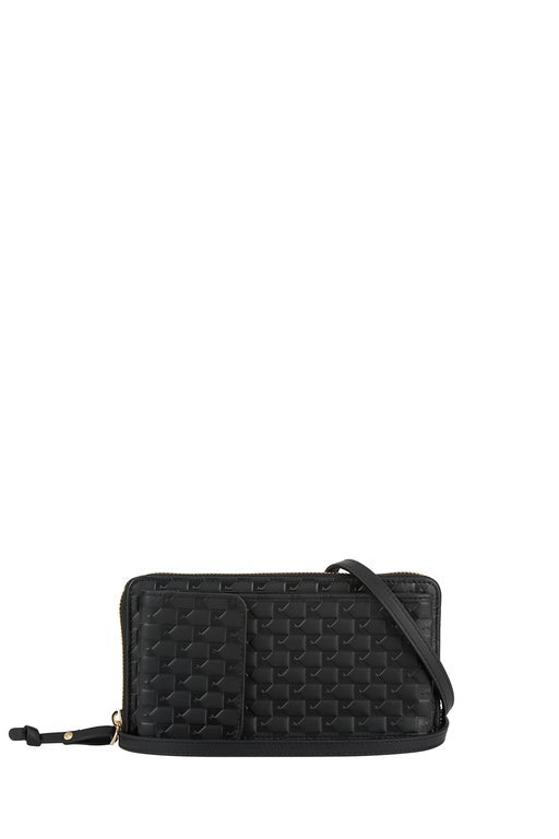 Monogram Phone Wallet Black