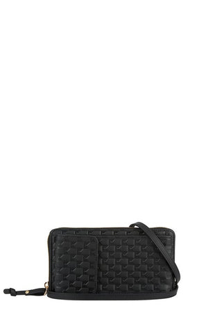 Monogram Phone Wallet Black