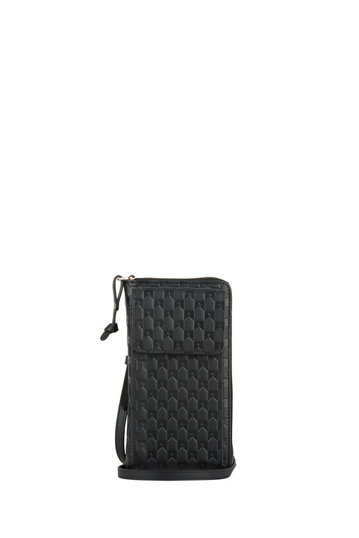 Monogram Phone Wallet Black