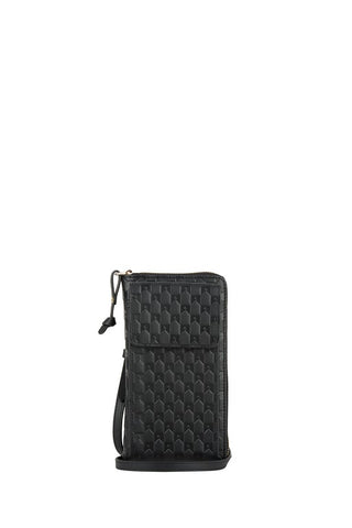 Monogram Phone Wallet Black
