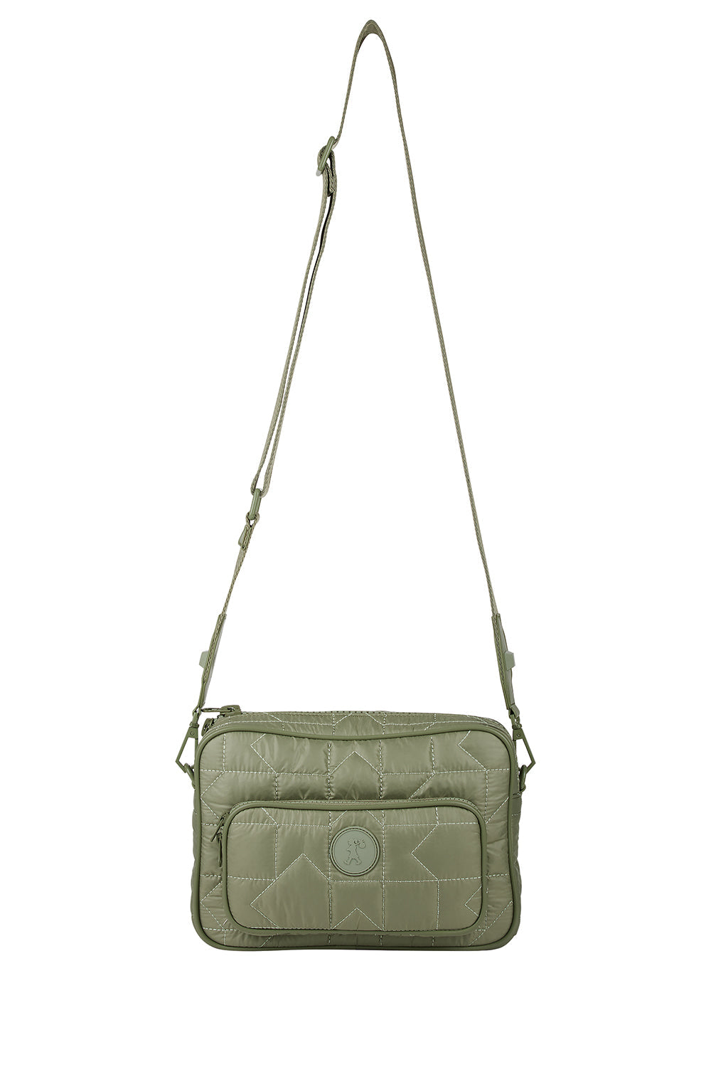 Monogram Quilted Large Camera Bag Sage