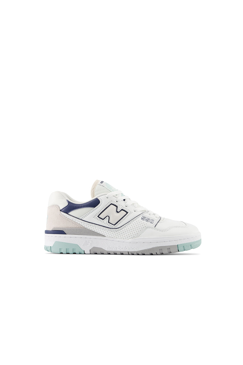New Balance 550 White/Winter Fog/NB Navy