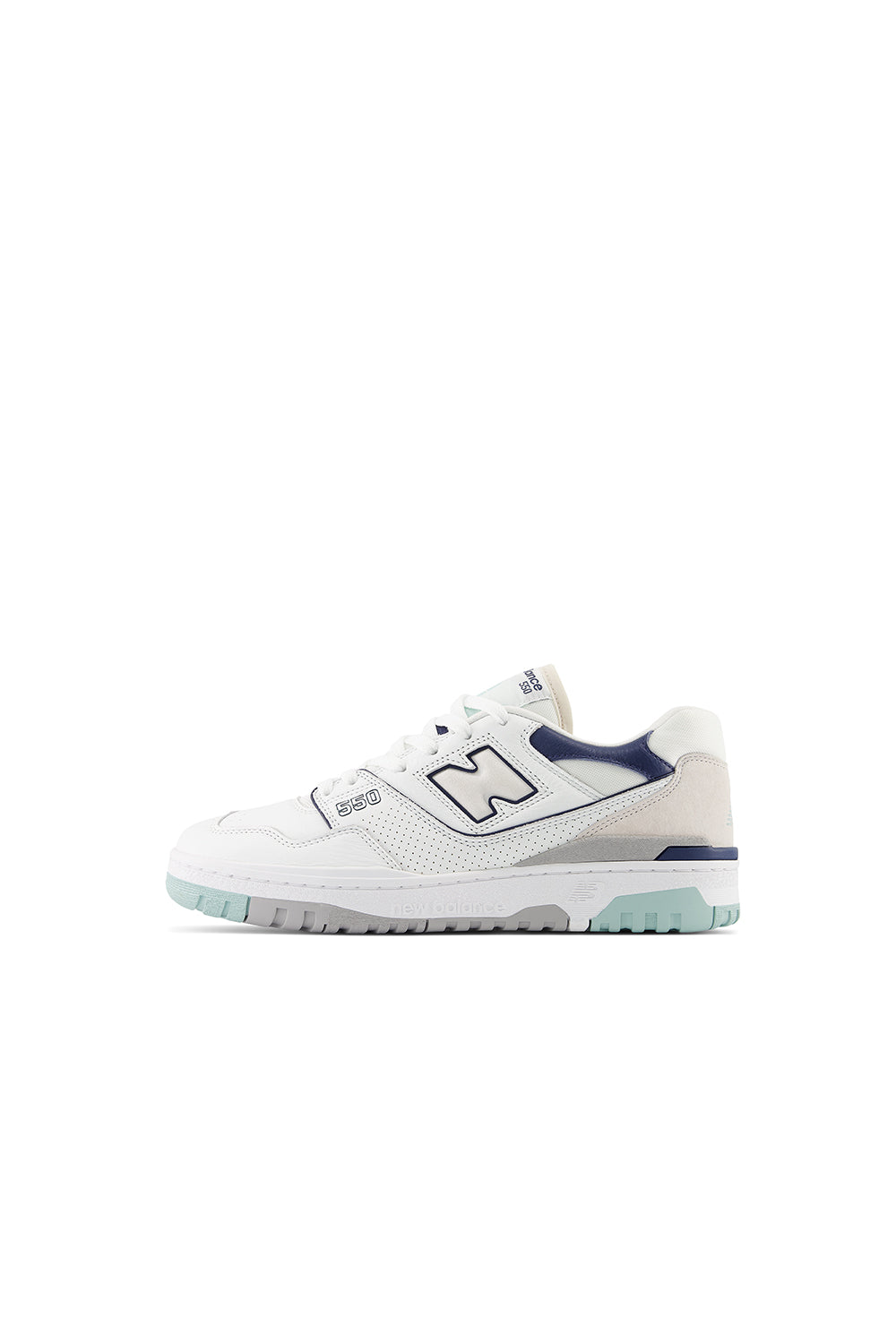 New Balance 550 White/Winter Fog/NB Navy