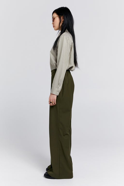Palazzo Lounge Pants Olive